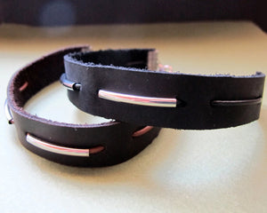 Adjustable Leather Band Bracelet for Men