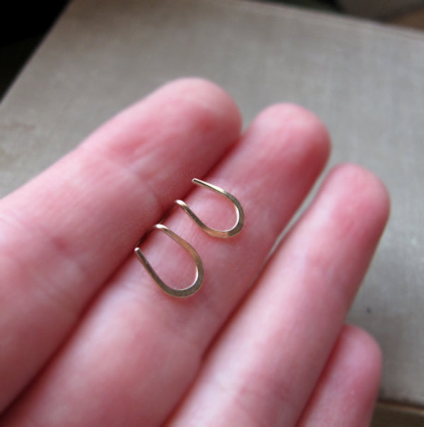 Good Luck Horseshoe Stud Earrings