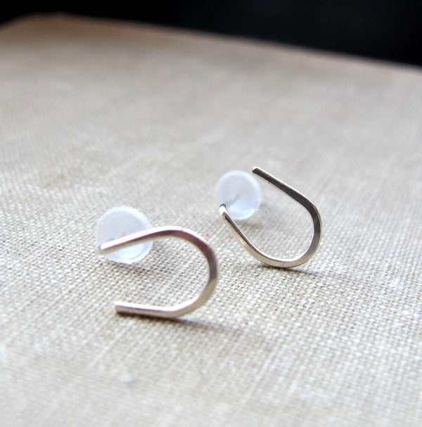 Good Luck Horseshoe Stud Earrings