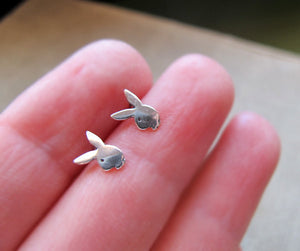 Rabbit Stud Earrings - Bunny Studs