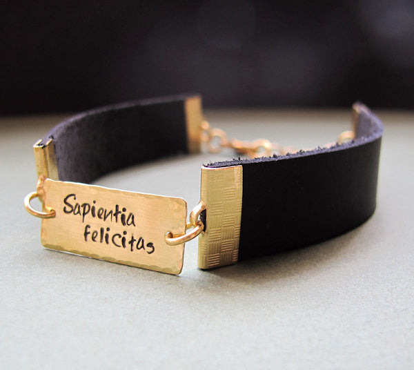 Adjustable Leather Bracelet for Men