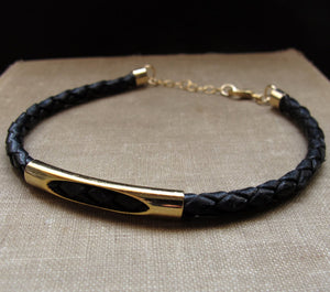 Leather Braided Bracelet for men