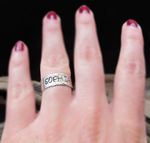 Roman Date Ring - Personalized Anniversary Gift