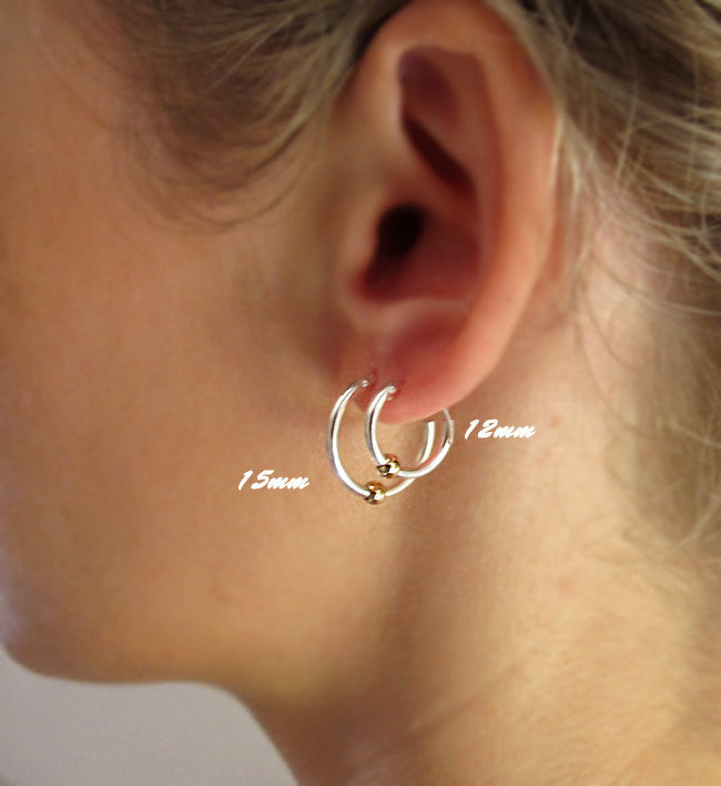 Gold Dangle Ball Stud Earrings, 8-12mm Ball Bead Earrings, Minimalist Stud  Earrings - Etsy