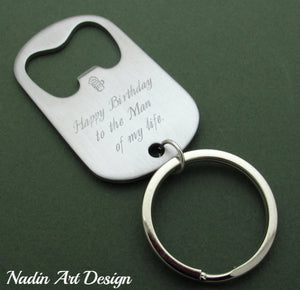 Bottle opener key chain