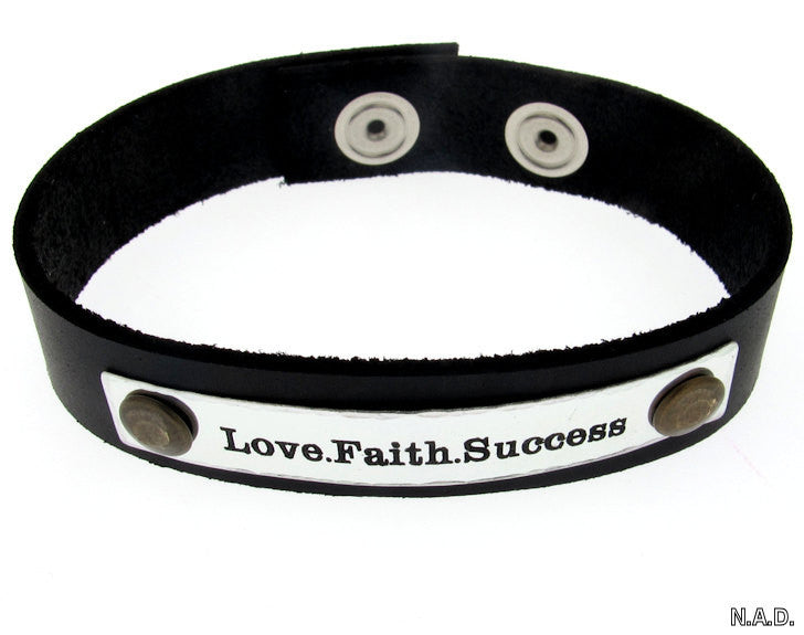Adjustable leather custom Bracelet for Men