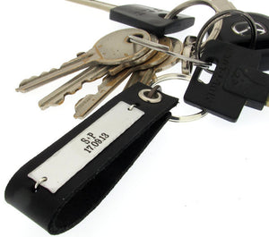 Leather Keychain for Men - Personalized Gift