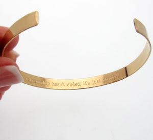 Secret Message Sterling Silver Bracelet