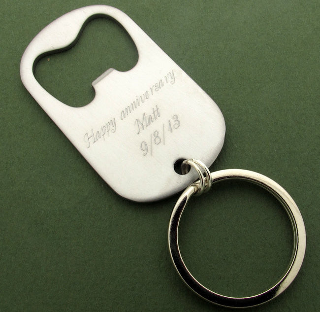 High quality funny aluminum beer bottle can opener keychain