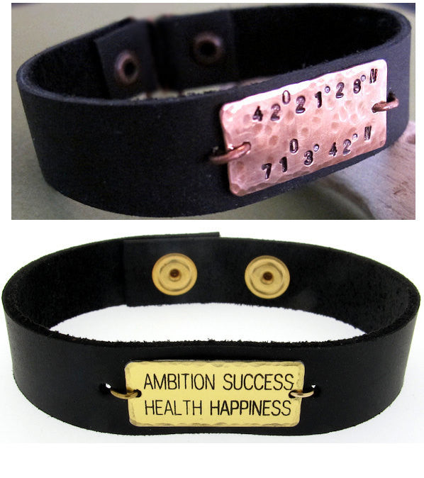 Personalized Mens GPS Wristband