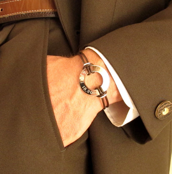 Gift For Husband - Latitude Longitude Bracelet