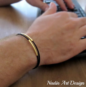 Wrap leather cords bracelet