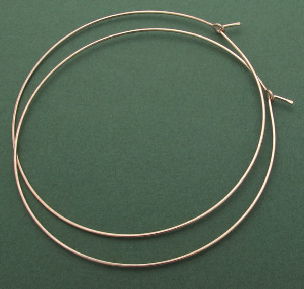 Rose Gold Filled Large Hoop Earrings