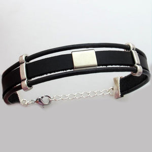 Mens Leather Cuff Bracelet