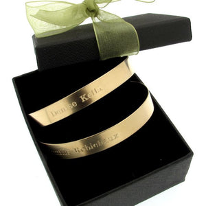Anniversary Gift - Engraved Cuff Bracelet for Men