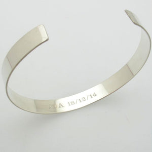 Secret Message Sterling Silver Bracelet