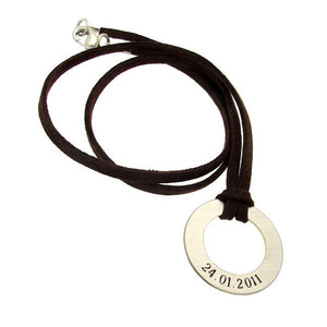 ID Initials Pendant Necklace