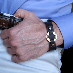 Gift for Dad - Id Cuff Bracelet for Men