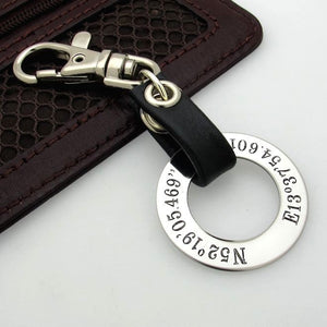 Roman Numeral Keychain - Anniversary Gift For Men