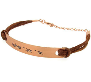 Mens Leather Bracelet - Inspirational Bracelet