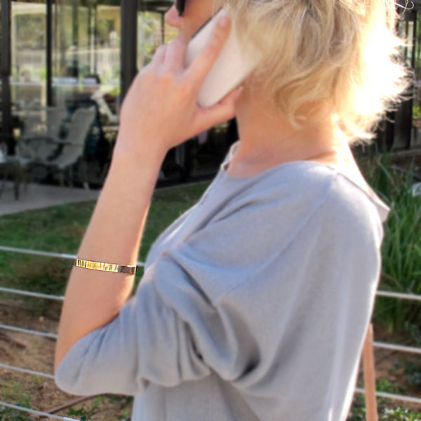 Custom Gold Cuff Bracelet for Women