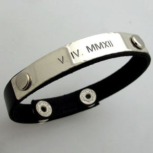Wedding gift - Personalized Bracelet for Men