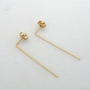 Long Bar Earrings - Modern Jewelry