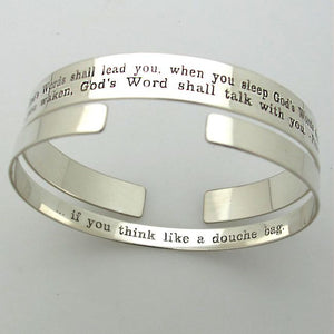 Inspirational Quote Cuffs Bangles