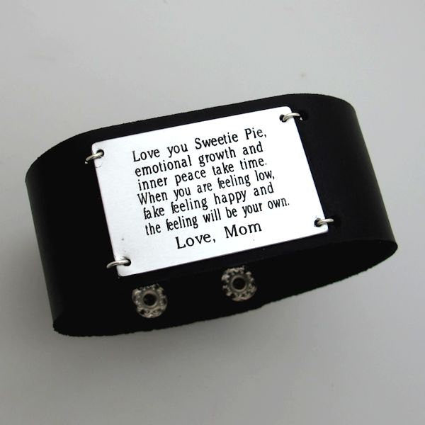 Fathers Day Gift - Leather Cuff