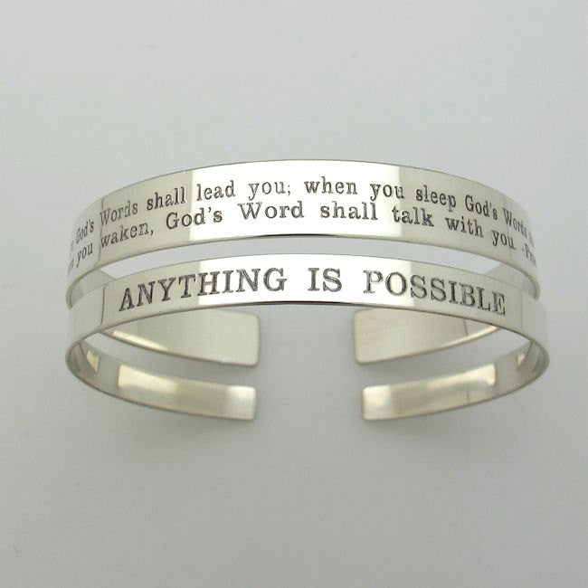 Sterling Silver Bracelet | Live Simply, Love Generously, Care Deeply, Speak  Kindly...and Leave the Rest to God - Clothed with Truth