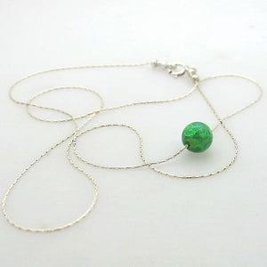 Opal Ball Bead Necklace