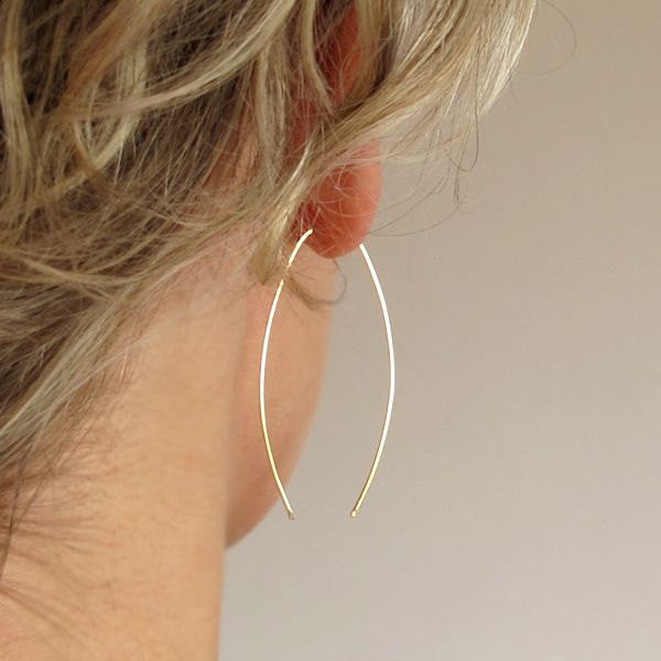 Curved Earrings - Everyday Earrings