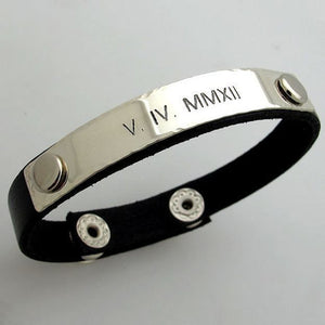 Amharic Engraved Custom Bracelet