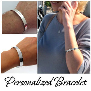 Memory jewelry - Initials bracelet