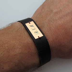 Engraved Wristband for Men