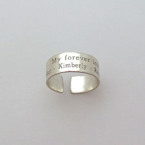 Personalized Pinky Band Ring