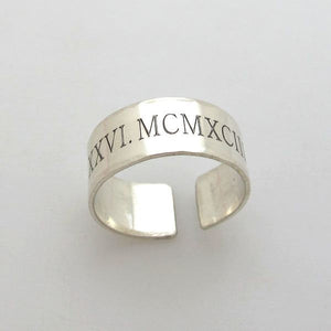 Personalized Pinky Band Ring