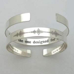 Soundwave Cuff - Personalized Gift for Him, Her