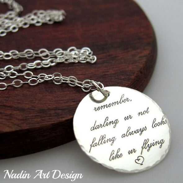 Hand Stamped Beach Quote Necklaces -The Work of 6 Artisans | Necklace quotes,  Metal stamped jewelry, Hand stamped jewelry