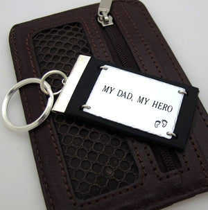 Personalized Mens Keychain - Gifts for Him