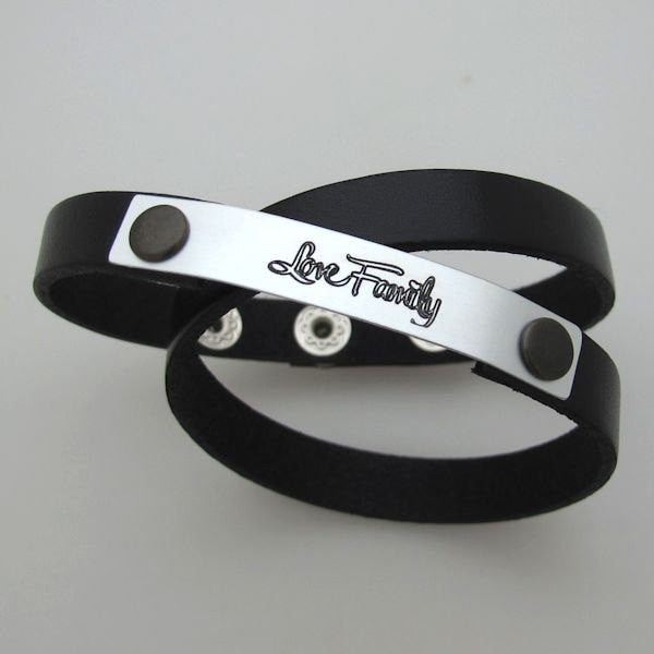 Personalized Mens Bracelet -anniversary gifts for men