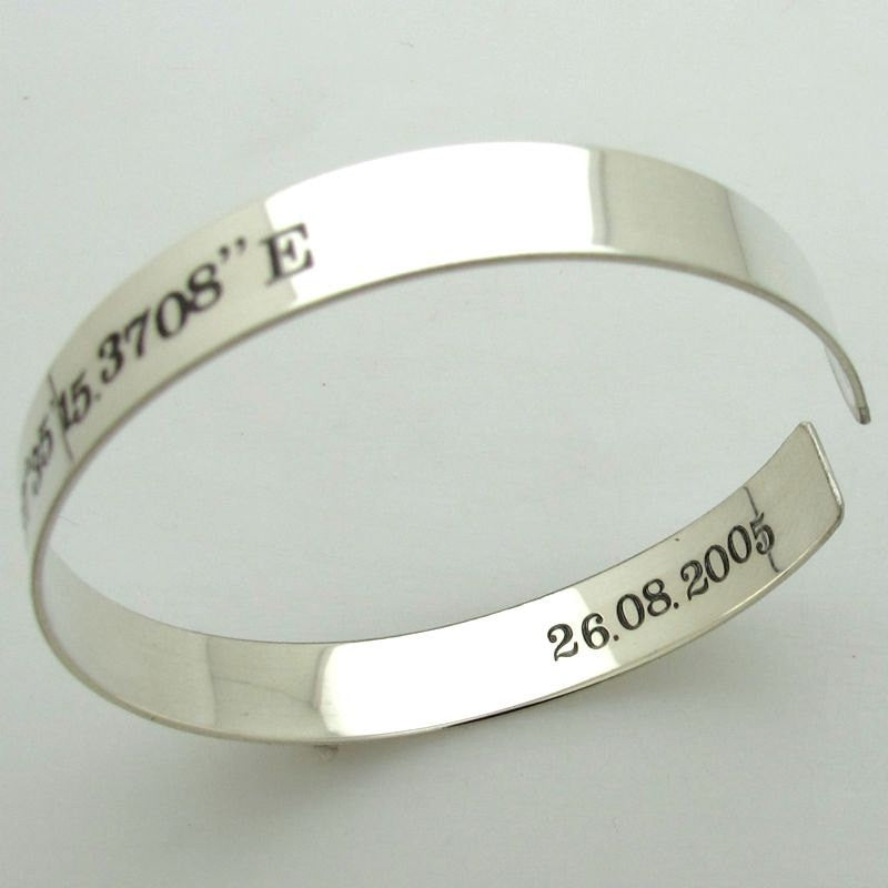 Coordinates bracelets for pair