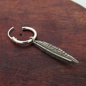 Native Feather Earring for men