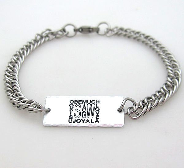 Chain custom bracelet