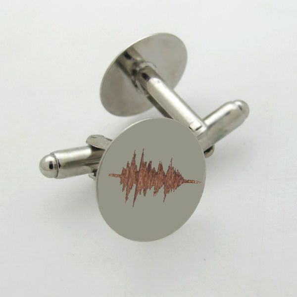 Soundwave Cufflinks - Groomsmen Gift