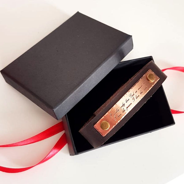 Personalized Handwriting Bracelet - Fathers Day Gift