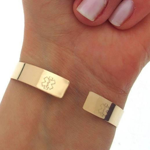 Custom Medical ID Cuff