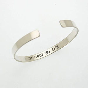 Secret Message Custom Inscribed Bracelet