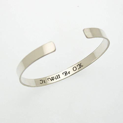 Secret Message Custom Inscribed Bracelet