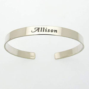 Secret Message Custom Inscribed Bracelet